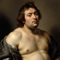 portrait of big chungus by caravaggio
