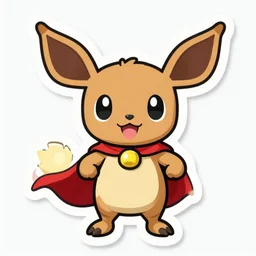 cute miss mascot kadabra kadabra kadabra super hero sticker art, cronobreaker, beeple game icon