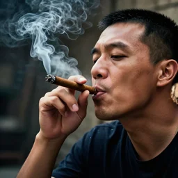xqc smoking a cigarrette