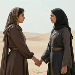 aliya elasra holding hands with oroi in elboreth