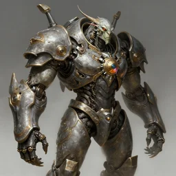 anthropomorphic mecha - orc protoengineer biohacker, intricate, elegant, highly detailed animal monster, digital painting, artstation, concept art, smooth, sharp focus, illustration, art by tristan eaton and artgerm and greg rutkowski and alphonse mucha, 8 k