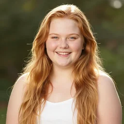 a curvy, radiant, bubbly, 2 5 - year - old canadian plus - size model, long strawberry - blond hair, creamy skin, portrait, 8 5 mm canon f 1. 2 lens, inspired by rolf armstrong photography