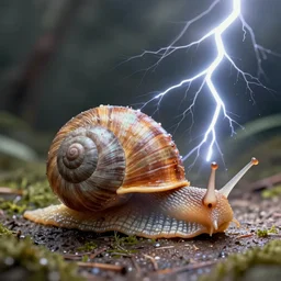 a beautiful illustration of a little plectostoma sciaphilum snail by rory mcewen, hyperdetailed, illustration, very detailed, octane render, beautiful lightning,