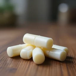 5 5 mm photo of a pile of lip balm on a wooden table. dof. bokeh. magical atmosphere. art by greg rutkowski. highly detailed 8 k. intricate. lifelike. soft light. nikon d 8 5 0.