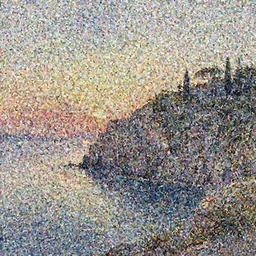 atlantide at sunrise. watercolor. trending on artstation.