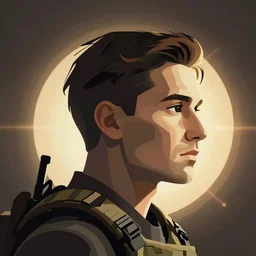 face icon vector minimalist call of duty modern warfare tomine, adrian