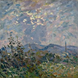 Landscape, by Claude Monet.