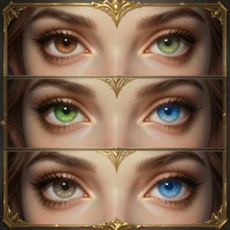brown eyes green eyes blue eyes, deep focus, d & d, fantasy, intricate, elegant, highly detailed, digital painting, artstation, concept art, matte, sharp focus, illustration, hearthstone, art by artgerm and greg rutkowski and alphonse mucha