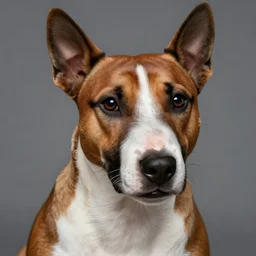 Bull Terrier, Dog, Portrait, Male, very detailed, artstation, digital art, complex, award winning, masterpiece, realism