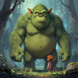 a gigantic troll by brian froud and alan lee