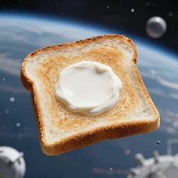 toast in space