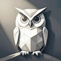 owl vector polygon geometric, mbess, keith haring, line drawing