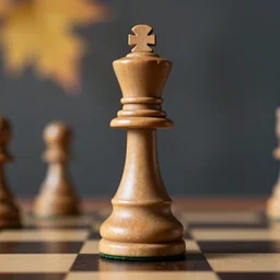 ( queen chess piece chiseled from oak, sharp focus, photorealism, soft diffuse autumn lights, some sun light ray, dark room wall, canon 5 d 5 0 mm lens