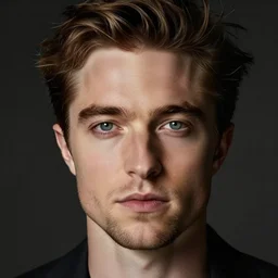 detailed face portrait, Robert Pattinson