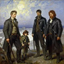 frostpunk, painting by gaston bussiere, craig mullins, j. c. leyendecker, tom of finland