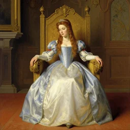 a fairy tale princess in a throne room by carl larsson, arthur rackham, john bauer