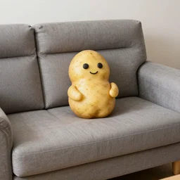 couch making from a potato
