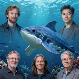 zoological portrait of deep ocean king by kuldar leement and ruan jia and brad rigney and micha karcz and brad rigney