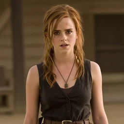 Movie still of Emma Watson in Django Unchained