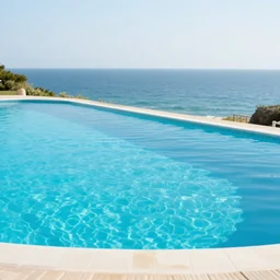 swimming pool by the seaside