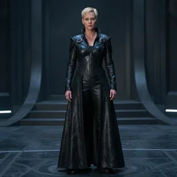 charlize theron in movie prometheus, screenshot, full body
