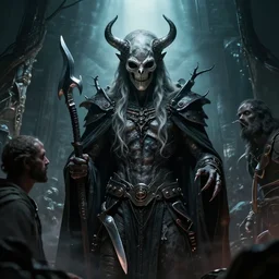 malefic presence of the lobotomized god supervising the fief