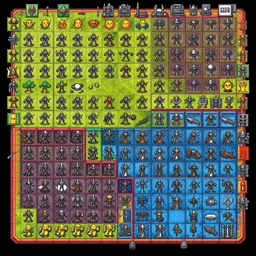 Dungeons and Dragons top down game map tile maschinen krieger, ilm, beeple, starship troopers, elysium, iron smelting pits, high tech industrial, saturated colours