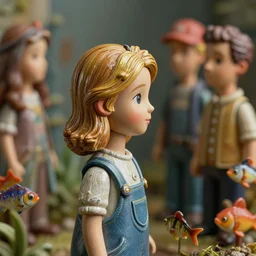 closeup profile portrait of a tin toy jenny agutter, nicoletta ceccoli, mark ryden, lostfish, max fleischer, depth of field, detailed and intricate environment, 8 k resolution, hyperrealistic, octane render