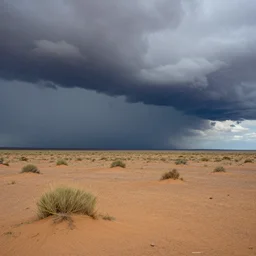 paint of storm in the middle of nowhere