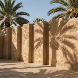 a wonderwall in an oasis