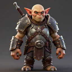 beautiful and highly detailed warhammer warrior goblin in a gta v cover art by stephen bliss