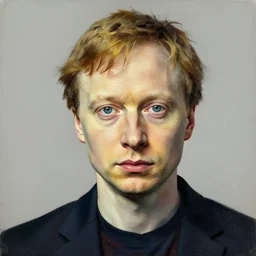 portrait of vitalik buterin by sigmar polke
