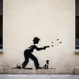 banksy graffiti of climate change