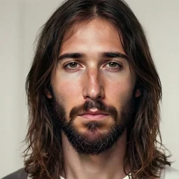jesus!!, fine - face, audrey plaza, realistic shaded perfect face, fine details. anime. realistic shaded lighting poster y