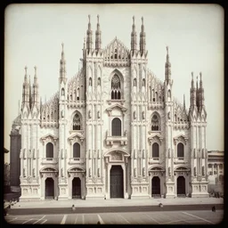 batman on the milan cathedral, Daguerreotype