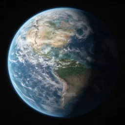 Orbital view planet from space, Unreal Engine, Greg Rutkowski, ArtStation. View from space
