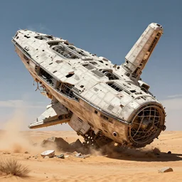 a giant spaceship smashed to pieces in the desert, beksinski, wayne barlowe, very coherent symmetrical artwork, cinematic, hyper realism, high detail, octane render, 8 k