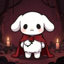 cult of the lamb, cute cartoon art, sinister vibes