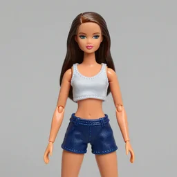 a beautiful toned woman plastic toy