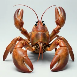crustacean creature with human features
