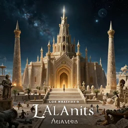 the lost city of atlantis in space cinematic