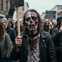 zombie protestor documentary