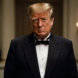jesse plemons as donald trump, still from the godfather ii