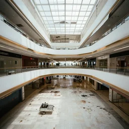 9 0 s photo of an abandoned mall