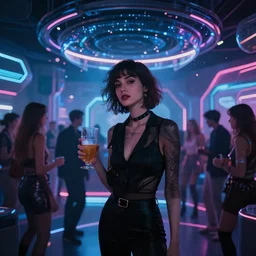 futuristic party