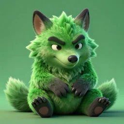 cute handsome cuddly werewolf from van helsing unreal engine hyperreallistic render 8k character concept art masterpiece green