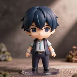 a nendoroid of mutahar, detailed product photo