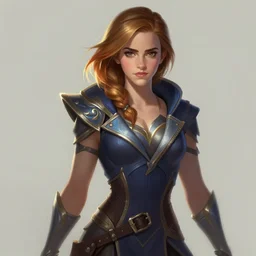 Emma Watson in League of Legends. Digital Art. New Skin