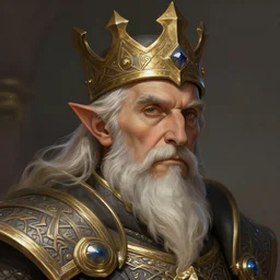 head and shoulders portrait of an old king, deep focus, d & d, fantasy, intricate, elegant, highly detailed, digital painting, artstation, concept art, matte, sharp focus, illustration, hearthstone,
