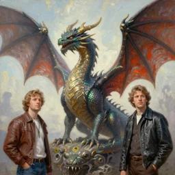 painting of a dragon!! soft lighting, high fantasy, retro 8 0 s, realistic illustration, art by peter elson and greg rutkowski and thomas kinkade,